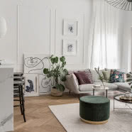 Klasyka po nowemu - mokotowskie mieszkanie w duchu vintage