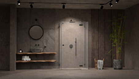 Designerskie kabiny prysznicowe ze szczotkowanymi elementami w najmodniejszych kolorach