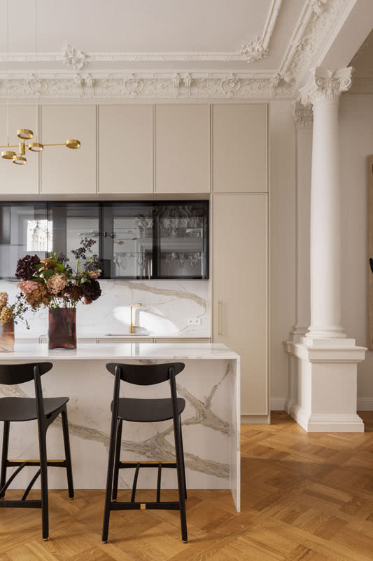 szklane meble kuchenne fronty szafek