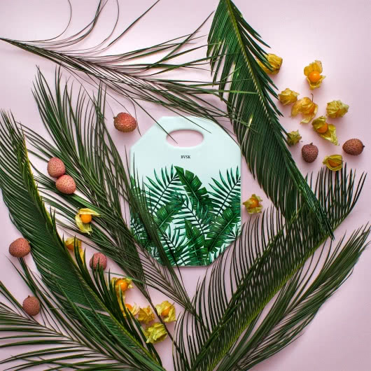 Deska do serwowania z białym szkliwem ceramiczna...