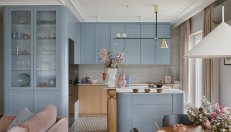 67 metrów kwadratowych w pastelach. W tym wnętrzu czuć już wiosnę!