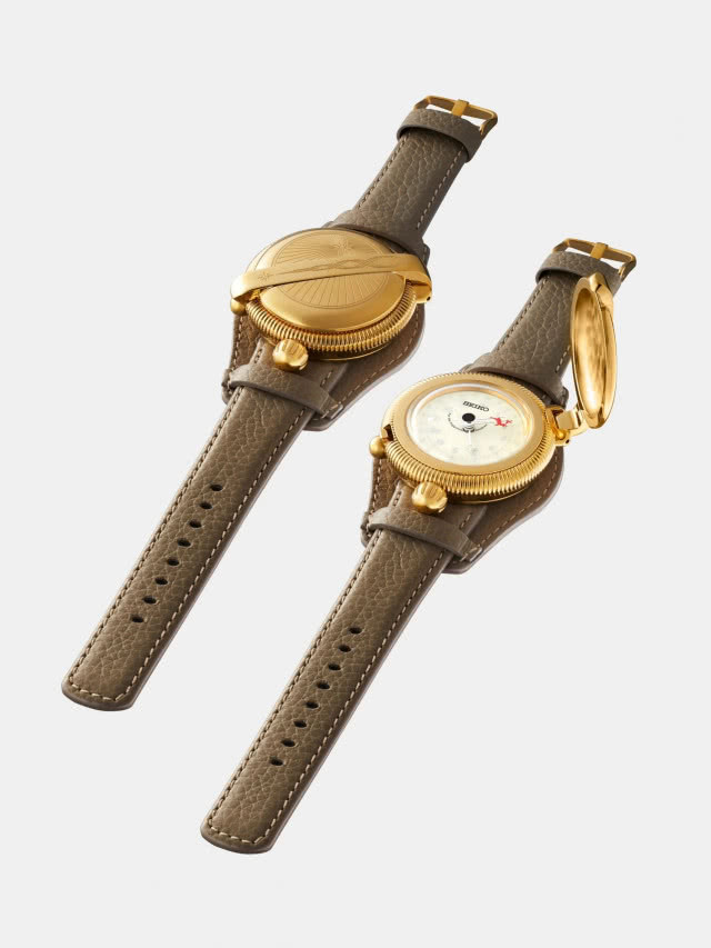 zegarek z zamykaną tarczą