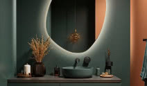 Nieregularne, podświetlane lustro ROCO LED wprowadzi do wnętrza niezwykły nastrój