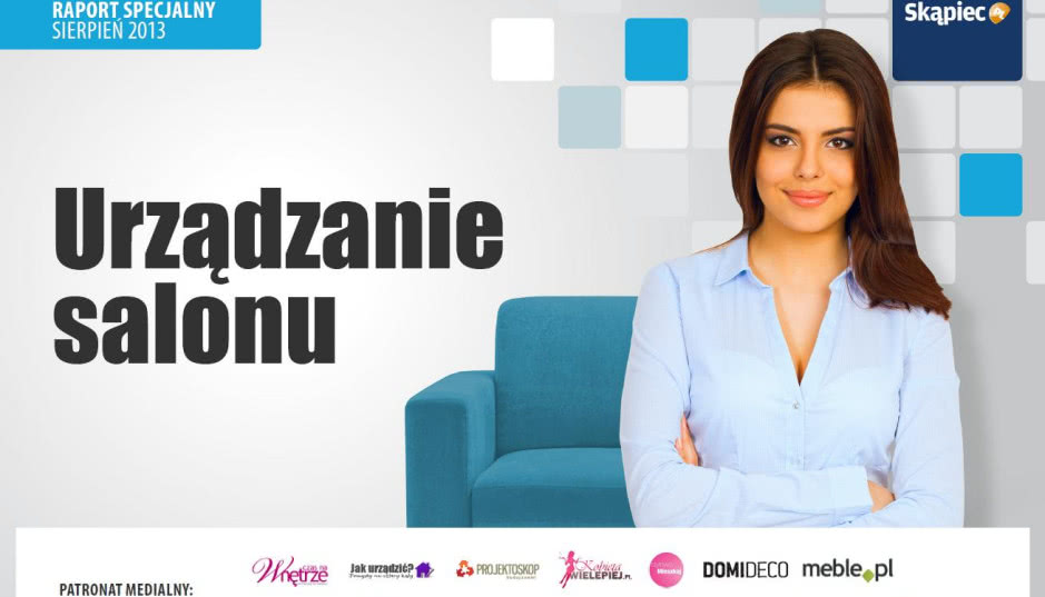 Urządzanie salonu, czyli jak mieszkają Polacy - raport Skąpiec.pl