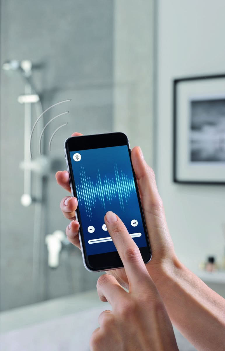 Głośnik Aquatunes - sterowanie smartfonem