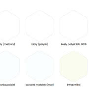 Odcienie bieli, paleta farb Dekoral