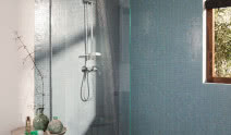 Prysznic bez drzwi - kącik na odświeżenie