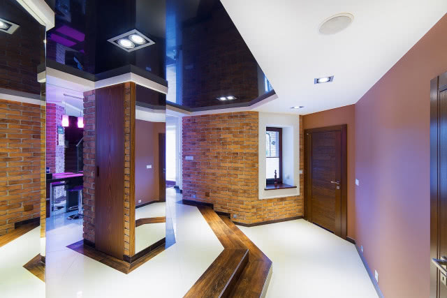 Sufit napinany czarny