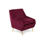 Aksamitny puf Leila, Domkapa, LUX DECO, 3423 zł 