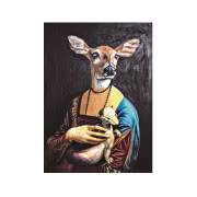 Obraz Dama z sarną, Lech Bator