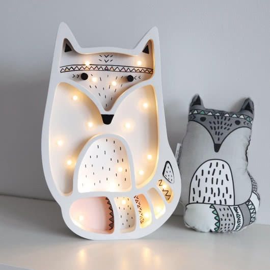 Lampka Lisek Szary, autor: Bows and Ribbon 