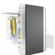 Drzwi przesuwne, które chowają się w centralną...