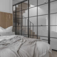 Dwupoziomowy apartament w Zielonej Górze inspirowany naturą