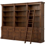 Regał OAK Linga z drewna dębowego, wym.: 145 x...