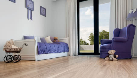 Drewniana podłoga w domu alergika