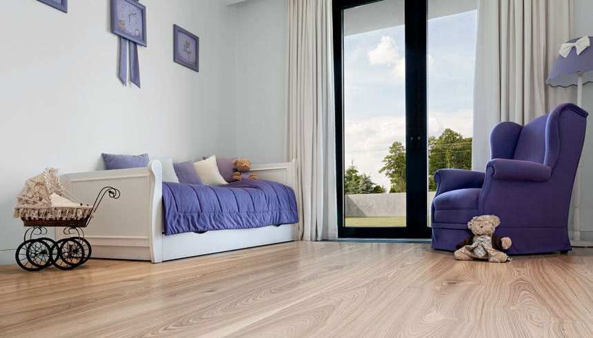 Drewniana podłoga w domu alergika