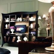 Regał OAK Linga z drewna dębowego, wym.: 145 x...