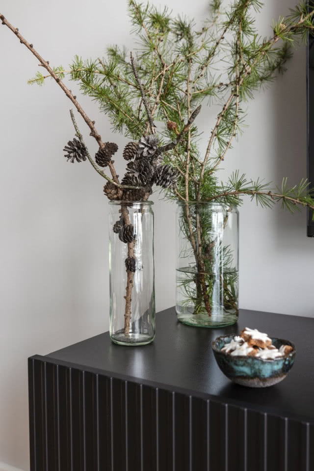 minimalistyczne dekoracje świąteczne