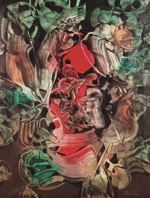 Alfred Lenica, „Zdejmowanie uroku”, 1965, olej, płótno, 116 x 89 cm, Dom Aukcyjny Ostoya, 174 Aukcja cena wywoławcza 40 000 zł, cena sprzedaży
80 000 zł