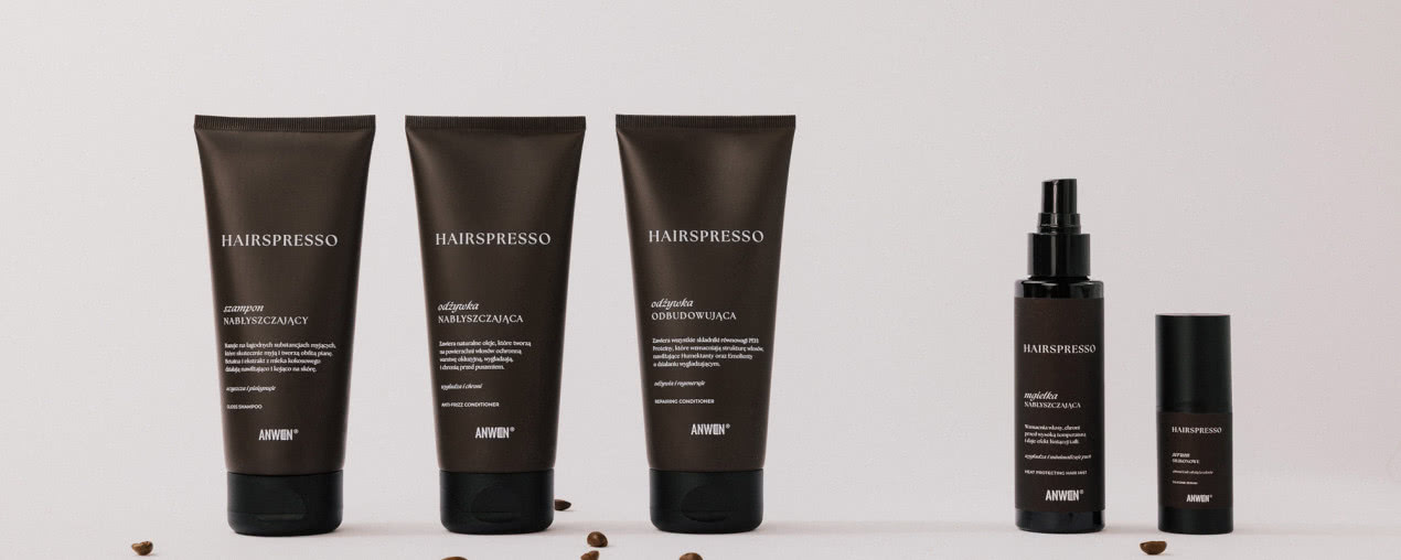 Czas na Hairspresso! Nowa linia Anwen wygładza, nabłyszcza i pachnie świeżo parzoną kawą