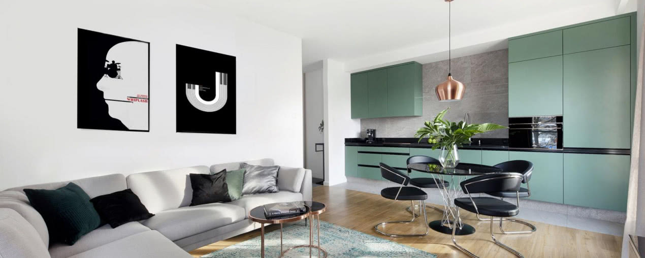 Minimalizm i kropla zieleni