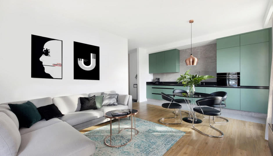 Minimalizm i kropla zieleni