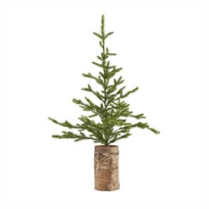 Sztuczna choinka na pniu