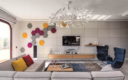 Luksusowy apartament pełen kolorów