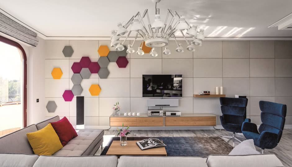 Luksusowy apartament pełen kolorów