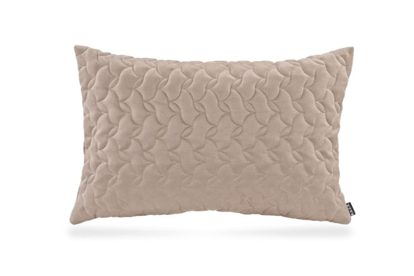 Pikowana poduszka w kolorze taupe Hock Kissen...