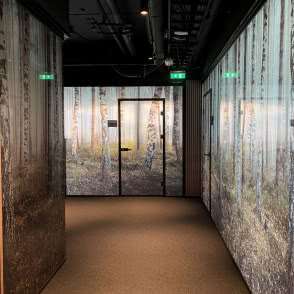 Biuro: „Fomo an Office in the Woods”, autorka: Hilde B Lambrechts, Norwegia