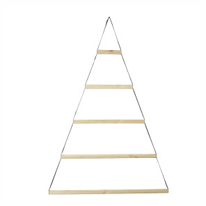 Drewniana choinka na ścianę