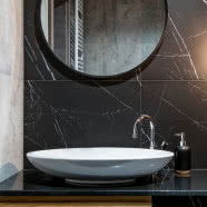 Mieszkanie w eleganckiej czerni