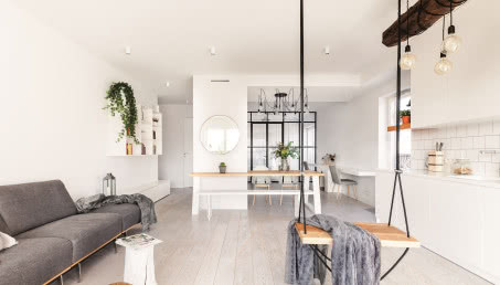 Mieszkanie pełne bieli