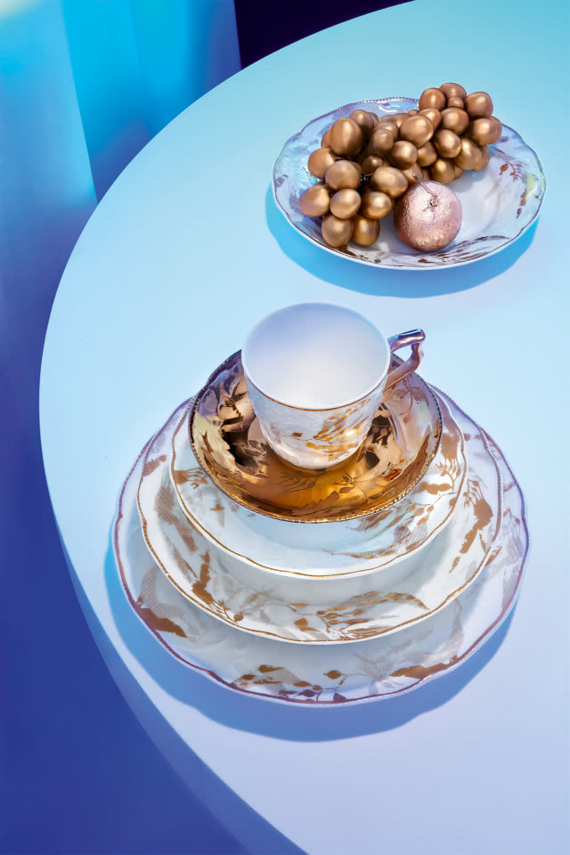 Sanssouci to pałac  
w Poczdamie i zarazem nazwa porcelanowego serwisu. Oba tchną klasyczną elegancją.