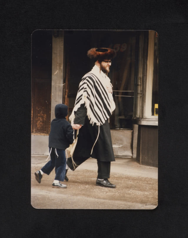 Agnieszka Osiecka - zdjęcie Chasyda z synkiem