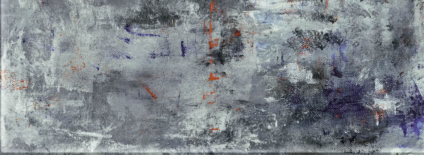 Dekor szklany Grunge Blue A