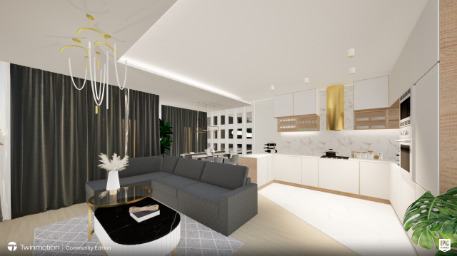 zwycięski projekt kursów projektowania wnętrz CREATOR