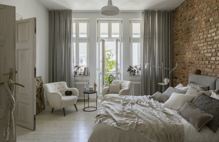 Deski bielone ługiem są
fantastycznym tłem...