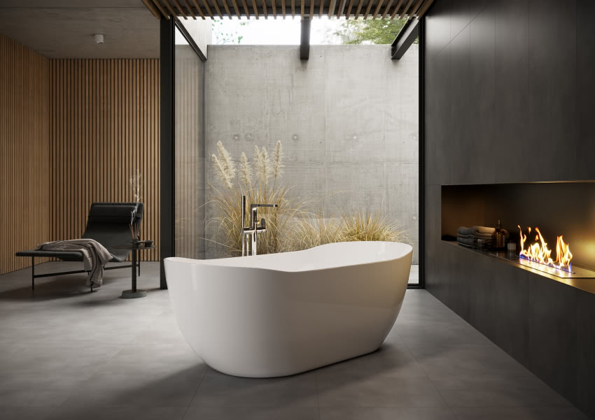 Wanna wolnostojąca owalna INVERTO by Cersanit...