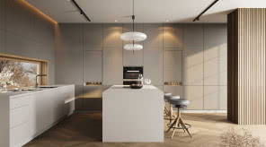 Wygląda jak beton, ale to nie on! Poznaj sekret nowoczesnych kuchni