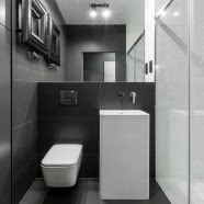 Czysty minimalizm - mieszkanie całe w szarości