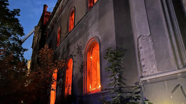 pożar Pałacu Stolbergów we Wrocławiu