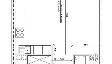 Salon  z aneksem i jadalnią