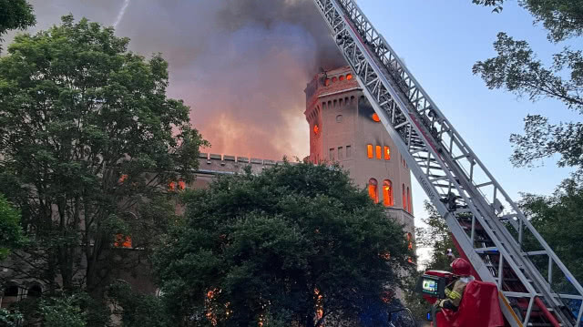 pożar Pałacu Stolbergów we Wrocławiu