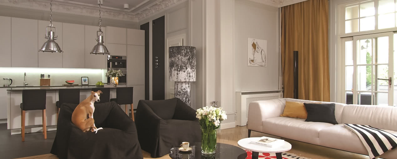 Paryski styl - mieszkanie w kamienicy