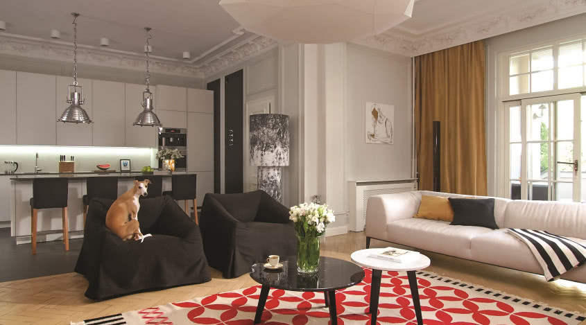 Paryski styl - mieszkanie w kamienicy