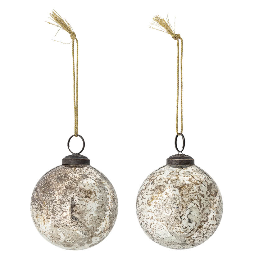 Bombka szklana z brokatem, Bloomingville, FROM...