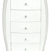 Copenhagen - komoda z sześcioma rattanowymi...