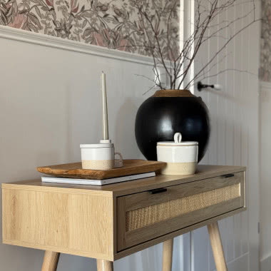 Konsola z dużą szufladą w stylu boho, Costway